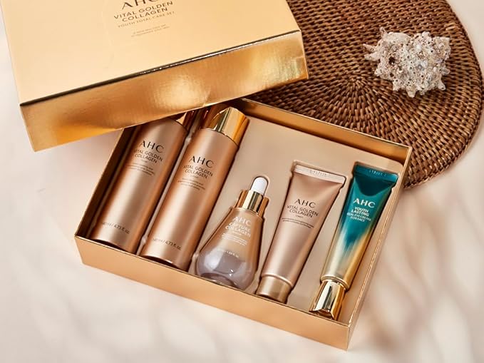 AHC Vital Golden Collagen Youth Total Care Skin care eye cream Special set-Velvo Beauty