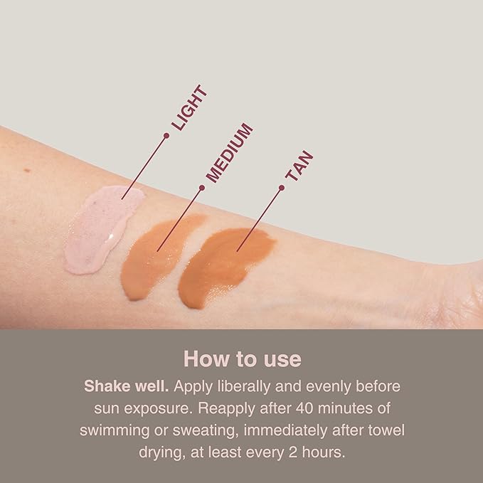Mineral Fusion Face Serum, Sheer Tint Mineral SPF Serum, 1 Fl Oz, Tan, Tinted Broad Spectrum SPF 50 Mineral Sunscreen, Sheer Coverage, Lightweight & Dewy Finish for Glowing, Protected Skin-Velvo Beauty