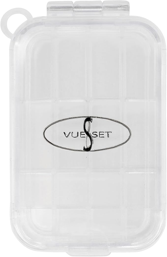 Lui, small empty makeup palette for depotting creams, 16 sections-Velvo Beauty
