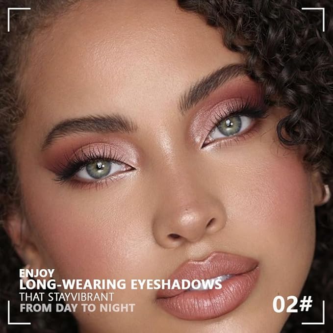 Kaely Powder Eyeshadow Quad, Light Violet Shimmer Eyeshadow Palette Makeup, Neutral Eye Shadow Palette for Older Women Pigmented Waterproof, sombras para ojos, Blendable, Cruelty-free, 02-Velvo Beauty