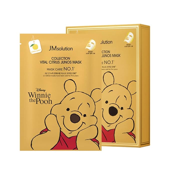 JMsolution Disney Collection Vital C mask- Brightening Elastic -Korean Skin care facial mask 10EA-Velvo Beauty