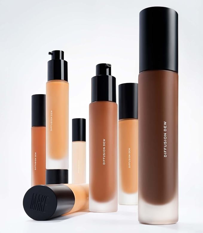 MAKE Beauty Skin Tint – Sheer to Medium Coverage with a Natural Radiant Finish. Lightweight, Smoothing Formula with Niacinamide and Adenosine. Diffusion Dew – Beige 03-Velvo Beauty