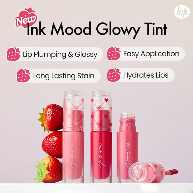 Peripera Ink Mood Glowy Tint (030 HAPPY BERRY)-Velvo Beauty