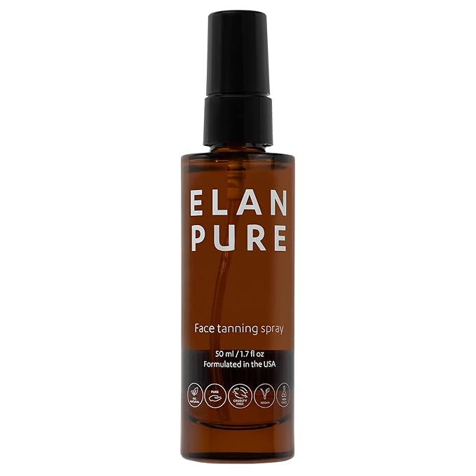 Face Tanning Mist, Organic Ingredients, Sunless Self Tanner, Bronzing, Hydrating, Steak-Free, Long Lasting Glow-Velvo Beauty