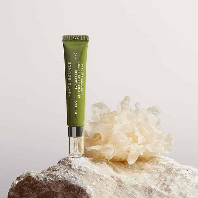 SUPEREGG Phyto Bounce Eye Contour Solution: For vibrancy and restoration. Concentrated solution cream with Tremella Mushroom and Peptides. 15ML / 0.5 FL OZ-Velvo Beauty