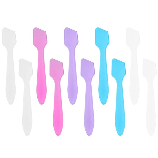 Beaupretty Cosmetic Spatula Stick 150pcs Cosmetic Spatula Plastic Stir Stick Makeup Skin Care Facial Cream Spatula Mud Stirring Rods for Mixing Resin Epoxy Cosmetic Paints DIY Crafts Making-Velvo Beauty