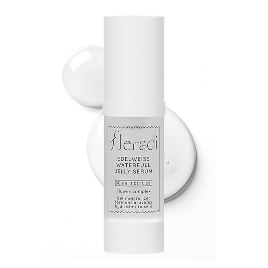 Edelweiss Essence: 30% Flower Extract Jelly Serum - Non-Sticky Hydration, Crafted by Renowned Korean Skincare Experts-Velvo Beauty