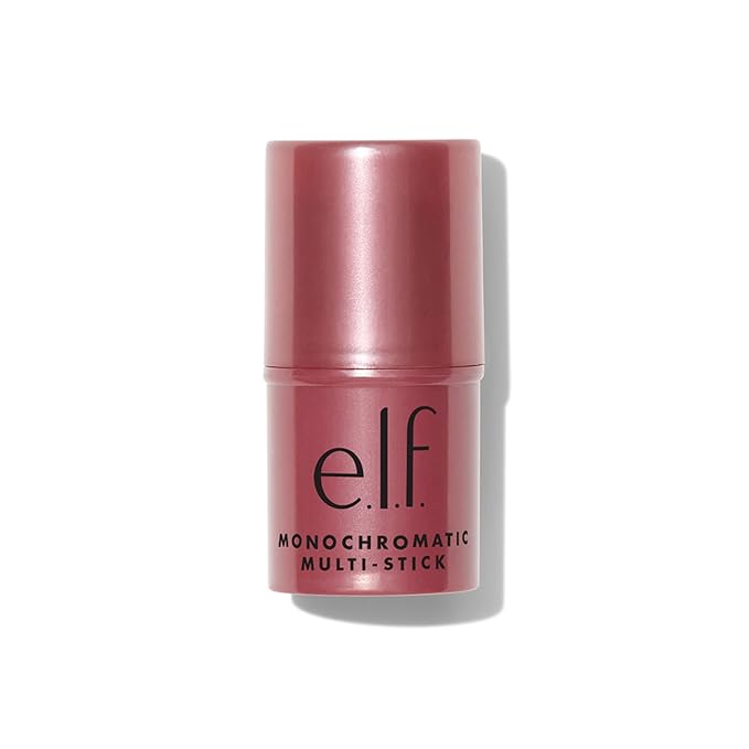 e.l.f., Monochromatic Multi Stick, Creamy, Lightweight, Versatile, Luxurious, Adds Shimmer, Easy To Use On The Go, Blends Effortlessly, Sparkling Rose, 0.17 Oz-Velvo Beauty