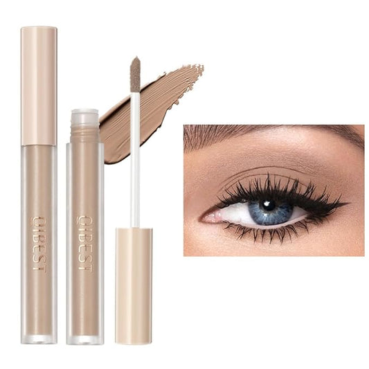 Matte Eyeshadow liquid Long Lasting High-pigmented Eye shadow Gel Eye Makeup (Matte Light Brown)-Velvo Beauty