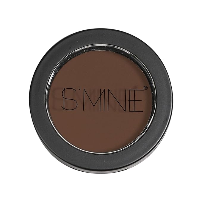 ISMINE Single Eyeshadow Powder Palette Matte Coffee, High Pigment, Longwear Single Brown Eye Makeup for Day & Night (#04)-Velvo Beauty