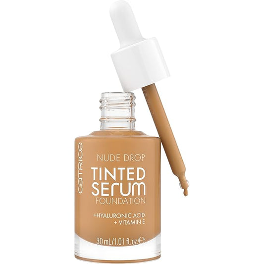 Catrice | Nude Drop Tinted Serum Foundation | Lightweight, Hydrating, Buildable Coverage | Enriched with Hyaluronic Acid & Vitamin E | Vegan & Cruelty Free (065N)-Velvo Beauty