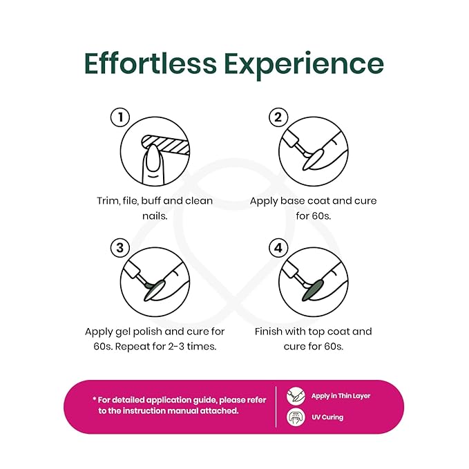 beetles Gel Polish Set - Hot Pink Green Blue Orange Gel Nail Polish Rainbow Boundless Energy Collection Holiday Nail Art Design Soak Off Uv LED Manicure DIY Home-Velvo Beauty