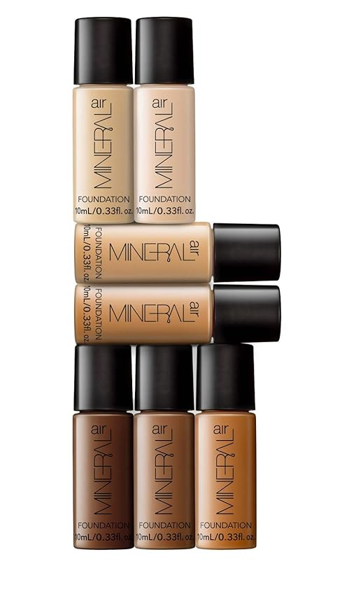 Mineral Air Four-in-One Foundation for Mineral Air Mist Device—Color, 10 ml, Travel Size - Light-Velvo Beauty