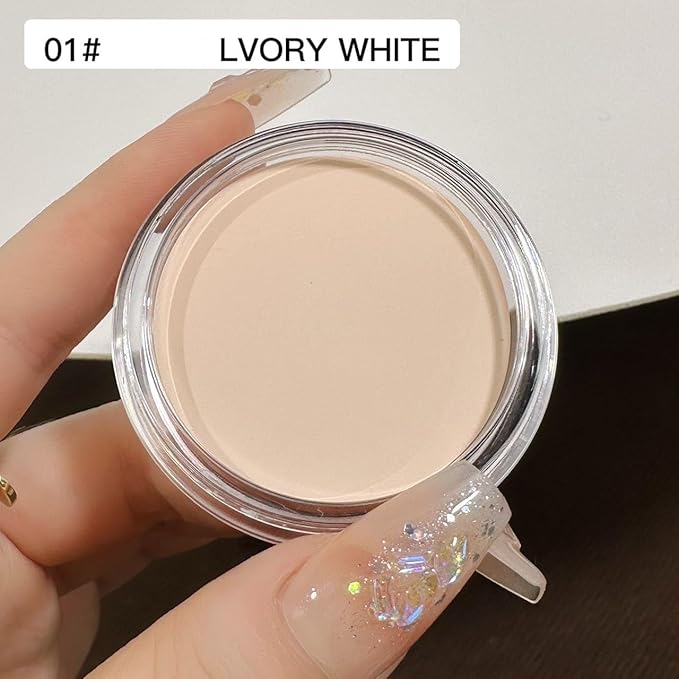 7 Color Solid Concealer Full Coverage Correcting Cream Concealer Waterproof Long-lasting Under Eye Concealer for Dark Circles Color Corrector Pro Concealer (Color 01)-Velvo Beauty