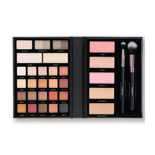 Profusion Cosmetics - Trendsetter Collection Pro Face Kit Blusher Bronzer Eyeshadow 32pcs-Velvo Beauty