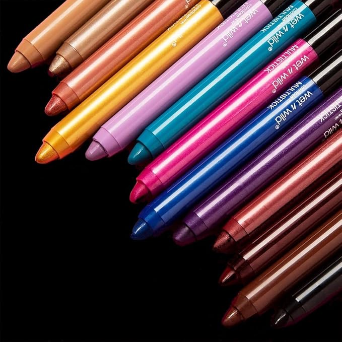 wet n wild Color Icon Cream Eyeshadow Makeup Multi-Stick Teal Not So Calm Waters (Pack of 2)-Velvo Beauty