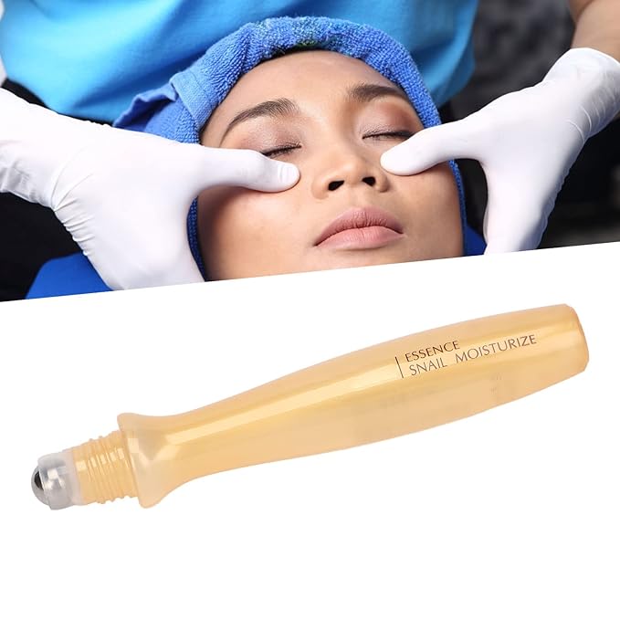 Eye Cream Roller, 15ml Under Eye Cream Eye Roller Massaging Reduce Puffiness Nourishing Eye Cream Roller Eye Serum and Under Eye Roller Cream for Dark Circles Puffiness Relieving Fatigue-Velvo Beauty
