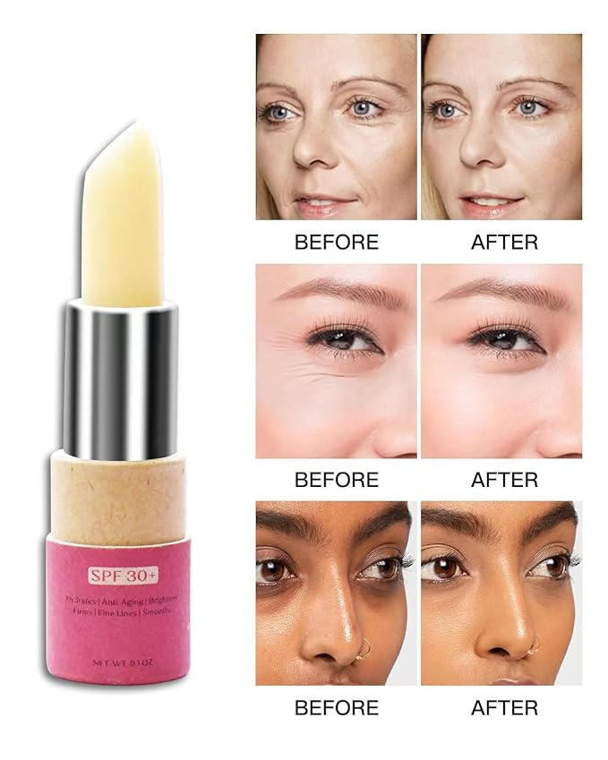 Retinol Eye Stick, Eye Brightener Balm, SPF 30+ Retinol Eye Cream With Hyaluronic Acid, For Dark Circle and Puffiness, Visible Results in 1-2 Weeks, Anti Aging Under Eye Cream for Wrinkles and Bags Reduces Fine Lines, 0.1oz-Velvo Beauty