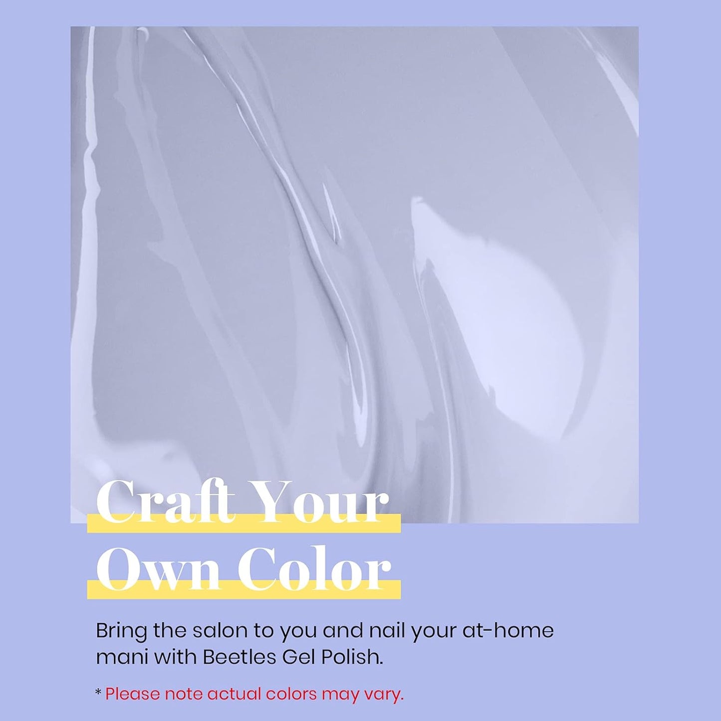 Beetles Gray Gel Nail Polish, 15ml Fall Grey Gel Polish Soak Off UV LED Nail Lamp Nail Art Manicure Salon DIY Home 0.5Oz Nail Polish for Women-Velvo Beauty