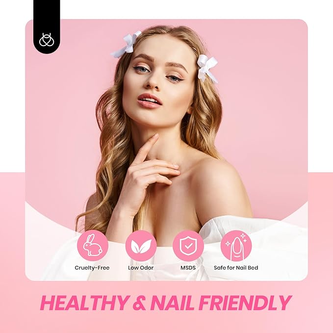 Beetles Jelly Gel Nail Polish Set - 6 Colors Nude Pink Brown Shimmer Giltter Fall Gel Polish Kit Sheer Transparent Effect Soak Off UV Lady with Dreams Collection Gift for Women-Velvo Beauty