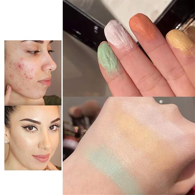 VERONNI Concealer Palette 50 Color Professional Cream Contour Makeup Cosmetic Palette Salon and Daily Use Contouring Foundation Kit (50 color concealer)-Velvo Beauty