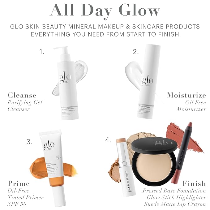 Glo Skin Beauty Purifying Gel Cleanser - Salicylic Acid + Niacinamide Face Wash Balances Skin, Targets Clogged Pores, Excess Oil & Breakouts - Gently Exfoliates & Minimizes Appearance of Fine Lines-Velvo Beauty