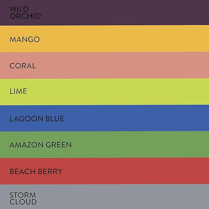 Mehron Makeup Paradise Makeup AQ 8 Color Tropical Palette | Magnetic Refillable Body Paint & Face Paint Palette | Professional Water Activated Makeup for Costumes, SFX, Halloween, & Cosplay-Velvo Beauty