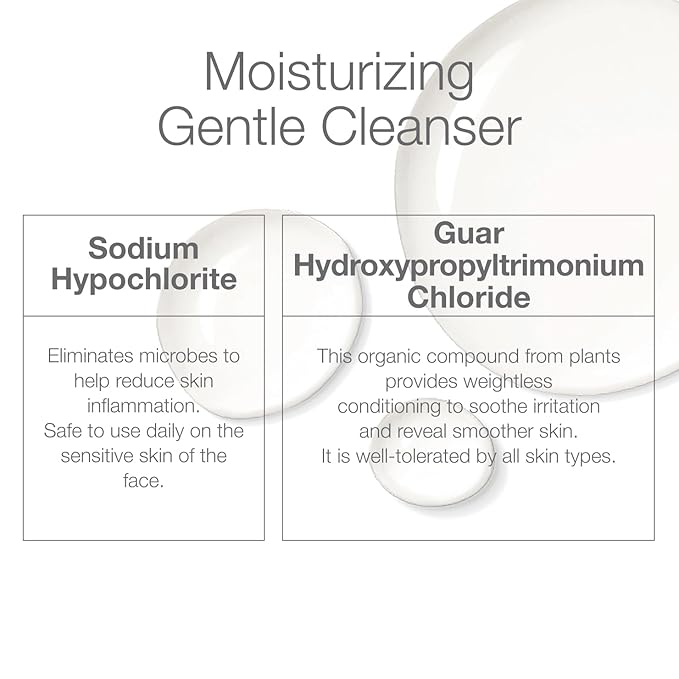 CLn® Facial Cleanser - Hydrating Facial Cleanser with Glycerin, For Skin Prone to Dryness, Eczema, Redness, Irritation & Acne Sensitivity, Fragrance-Free & Paraben-Free, 3.4 fl. oz.-Velvo Beauty