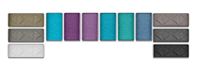 L.A. COLORS Day to Night 12 Color Eyeshadow, After Dark CES432-Velvo Beauty