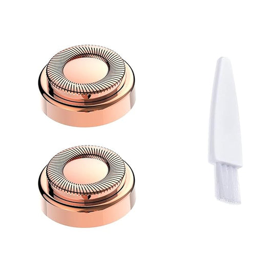 Facial Hair Remover for Women Replacement Heads for Generation (2PC)- as Seen on TV Painless Face Shaver -Mini Hair Remover, Electric Razor Shaver Portable-Velvo Beauty
