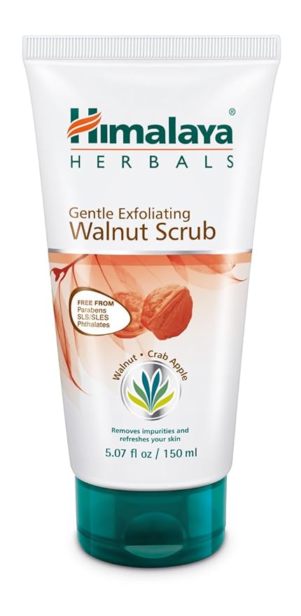 Himalaya Gentle Exfoliating Walnut Scrub for Deep Cleaning & Renewed Skin, 5.07 oz-Velvo Beauty