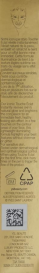 Yves Saint Laurent Radiant Touch, No. 2.5 Luminous Vanilla, 0.1 Ounce-Velvo Beauty