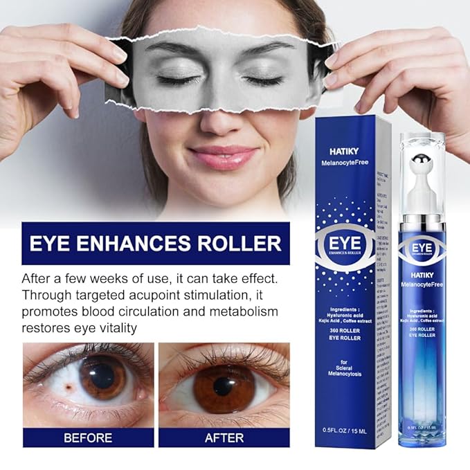 Caffeine Eye Cream with 360° Eye roller for Puffy Eyes -Under Eye Cream for Dark Circles and Puffiness - 5% Caffeine Eye Serum Reduce Wrinkles, Fine Lines and Under Eye Bags-Velvo Beauty