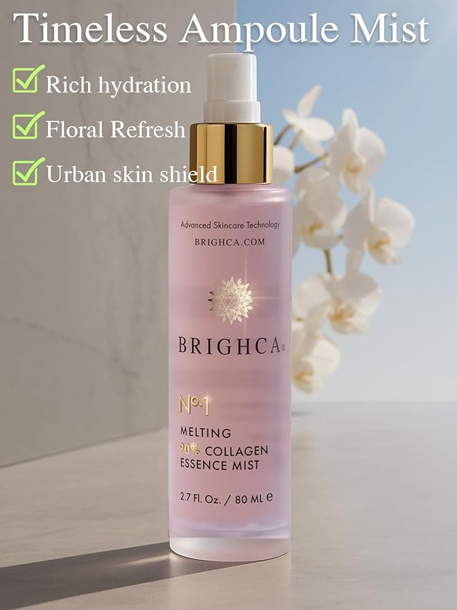 Melting 90% Collagen Essence Mist (2.7 Fl Oz) | Anti Aging, Renew Skin Cells and Protect Skin Barrier with 90% Marine Collagen and TriAqua Mender™-Velvo Beauty