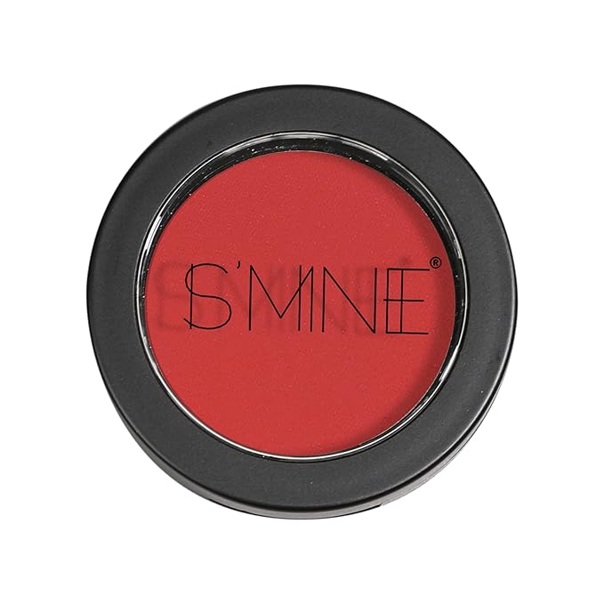 IS'MINE Single Eyeshadow Powder Palette, Matte Red, High Pigment, Longwear Eye Makeup for Day & Night-Velvo Beauty