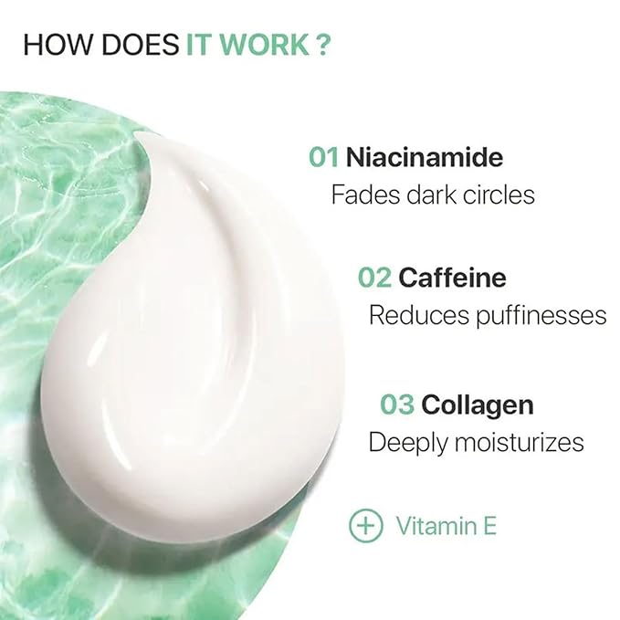 Eye Cream with 2.5% Active Retinol Anti Puffiness Caffeine Under Eye Cream Collagen Deep Moisturizing Anti Wrinkle Reduce Fine Lines Improve Dark Circles Anti Aging-Velvo Beauty