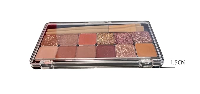 2pcs Rectangular Mini Magnet Make-up Dispensing Plate Eyeshadow Blush Powder Storage Empty Palette with 10pcs metal Stickers-Velvo Beauty
