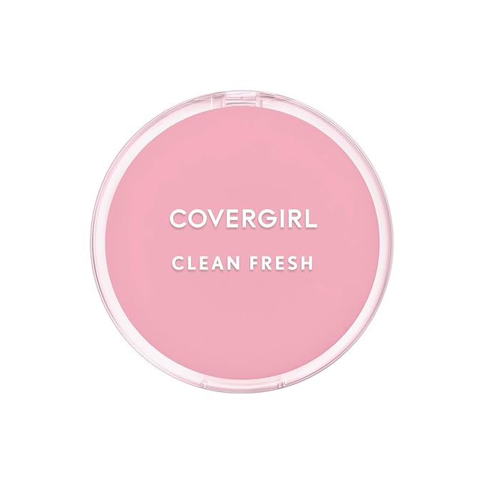 COVERGIRL Clean Fresh Pressed Powder, Porcelain, 0.35 oz-Velvo Beauty