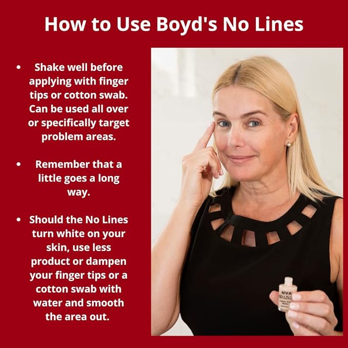 Boyd's Renoir No Lines Temporary Wrinkle Remover- For Forehead, Eyes, Lips, 0.5 fl oz (3-Pack)-Velvo Beauty