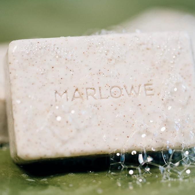 MARLOWE. Best Sellers Kit | No. 203 | Features Signature Body Scrub Soap Bar, Men's Facial Cleanser & Facial Moisturizer | Great Gift for Men-Velvo Beauty