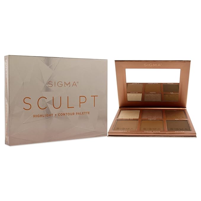 SIGMA Beauty Sculpt Highlight Plus Contour Palette Makeup Women 0.98 oz-Velvo Beauty
