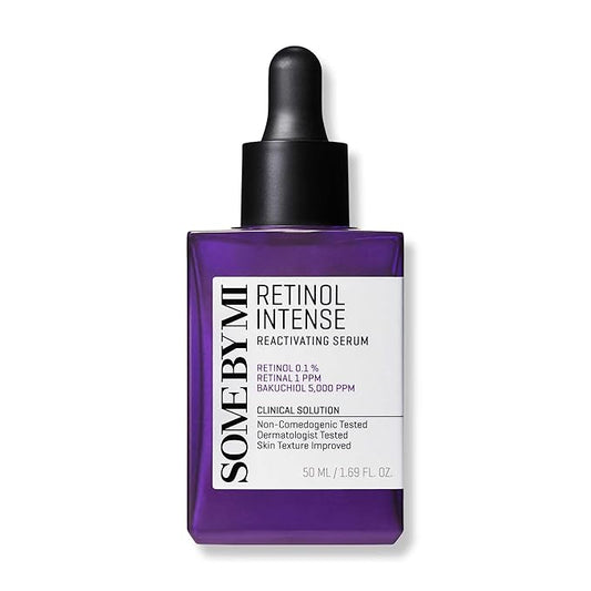 SOME BY MI Retinol Intense Reactivating Serum – 1.69oz, 50ml – Korean Bakuchiol Retinol Serum for Face Firming – Improves Signs of Aging, Minimizes Pore Size & Refines Skin Texture – Korean Skin Care-Velvo Beauty