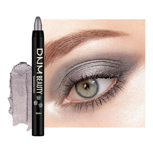 Kaely Cream Eye Shadow Sticks, Smoky Grey Shimmer Eyeliner Pencil Eyeshadow Palette Makeup, Eye Highlighter Brightener Stick for Older Women Waterproof Pigmented, sombras para ojos, New-58-Velvo Beauty