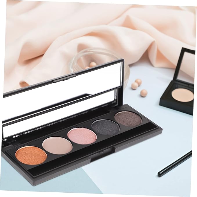 2Pcs 5 makeup pallet eyeshadow pans magnetic empty Palette Containers makeup container Eyeshadow Empty Case sample containers Eyeshadow Case cosmetic makeup powder travel-Velvo Beauty