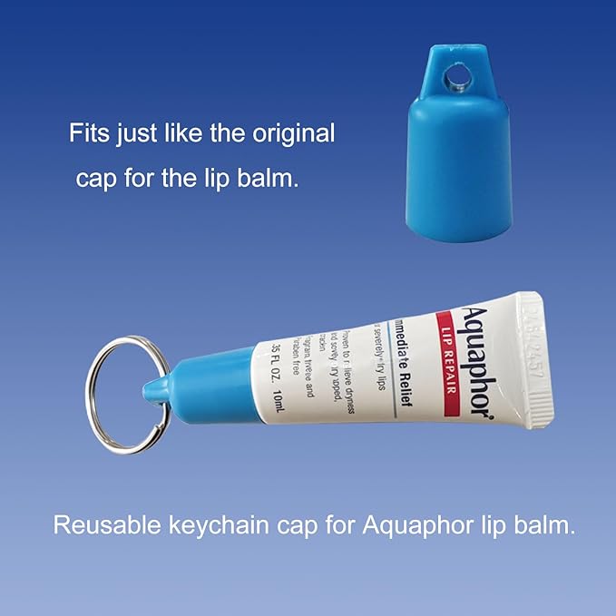 PIAOLGYI Cover for Aquaphor Lip Repair,Compatible with Aquaphor Lip Balm 0.35 FL OZ (ONLY Cover) (Blue)-Velvo Beauty