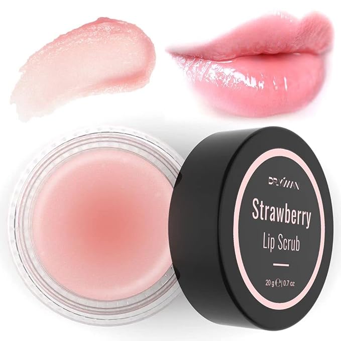 Lip Scrub, Lip Scrubs Exfoliator Moisturizer Dr.YIMAN Sugar Lip Scrub, Lip Exfoliator Scrub for Dry and Chapped Lips,Anti-Aging and Temping, Lip Mask, Lip Care Products, Lip Scrubber, Lip Moisturizer-Velvo Beauty