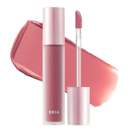 BBIA Last Velvet Tint - Soft & Creamy Matte Finish Lip Stain, Blur Effect with Velvety Texture, Long-Lasting, High Pigment, Lightweight, Non-Drying, Vegan, Korean Lip Makeup (V40 SUMMER ROSE)-Velvo Beauty