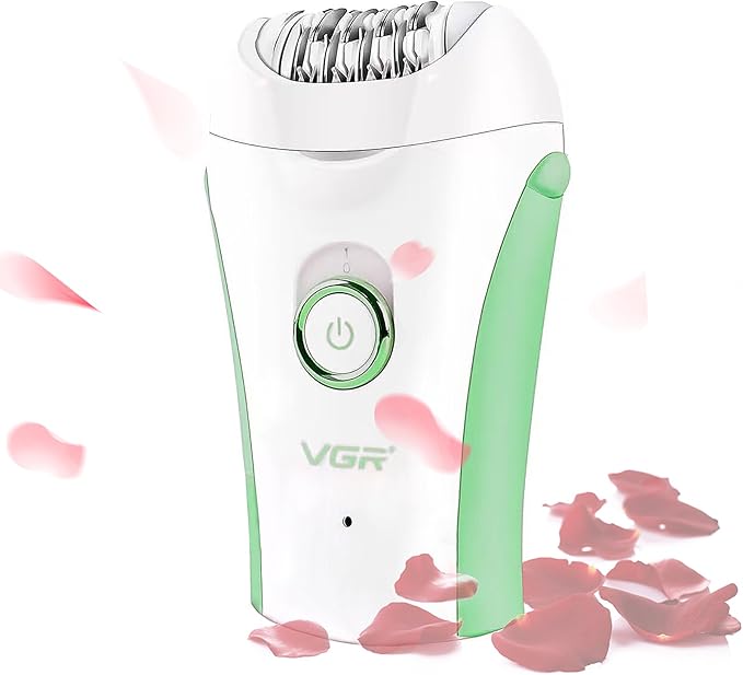 Epilators Hair Removal for Women, Glabrouse Skin Facial Hair Removal, Facial Hair Epilator with Eyebrow Trimmer for Women Face Sensitive Skin for Bikini, Face, Arm, Legs, Armpits, Green-Velvo Beauty