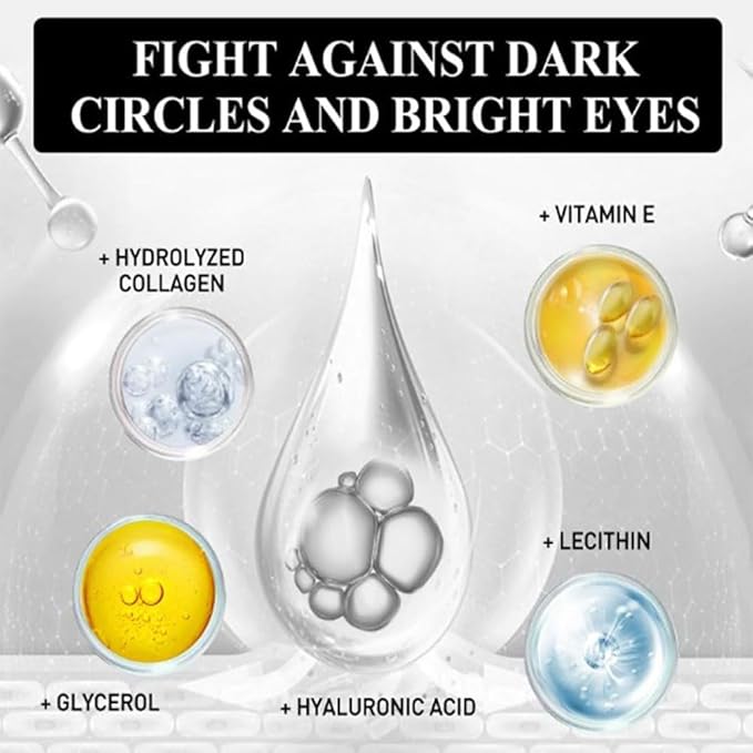 Berbax Instant Firm Eye Tightener, Berbax Eye Bag Cream, Berbax Dark Circle Eye Cream, Berbax Brightening Firming Eye Cream, Berbax Instant Firming Anti-Aging Eye Cream (1.05OZ)-Velvo Beauty