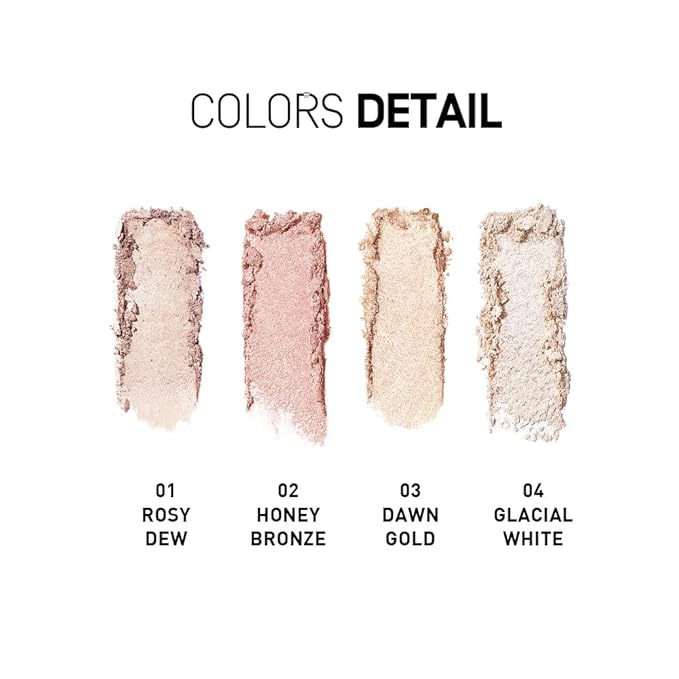 heme Glowy Highlighter Compact 5.5g (01 Rosy Dew)-Velvo Beauty